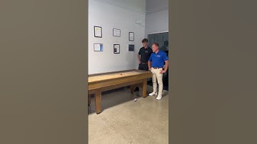 Shuffleboard tournament is quite a bore #sliding #slideshow #officehumor