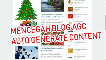 Cara Menghindari Pencurian Konten dari Blog AGC