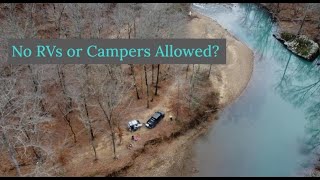 Our First Night in Ozark National Forest  Dispersed Camping