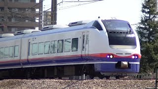 特急しらゆき4号E653系H203編成新潟→上越妙高 3014M