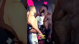 DEONTAY WILDER LOOKS SERIOUS DURING WEIGH IN | ZHILEI ZHANG NOT BOTHERED