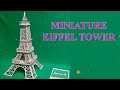 How to Make An Eiffel Tower with Bamboo Sticks