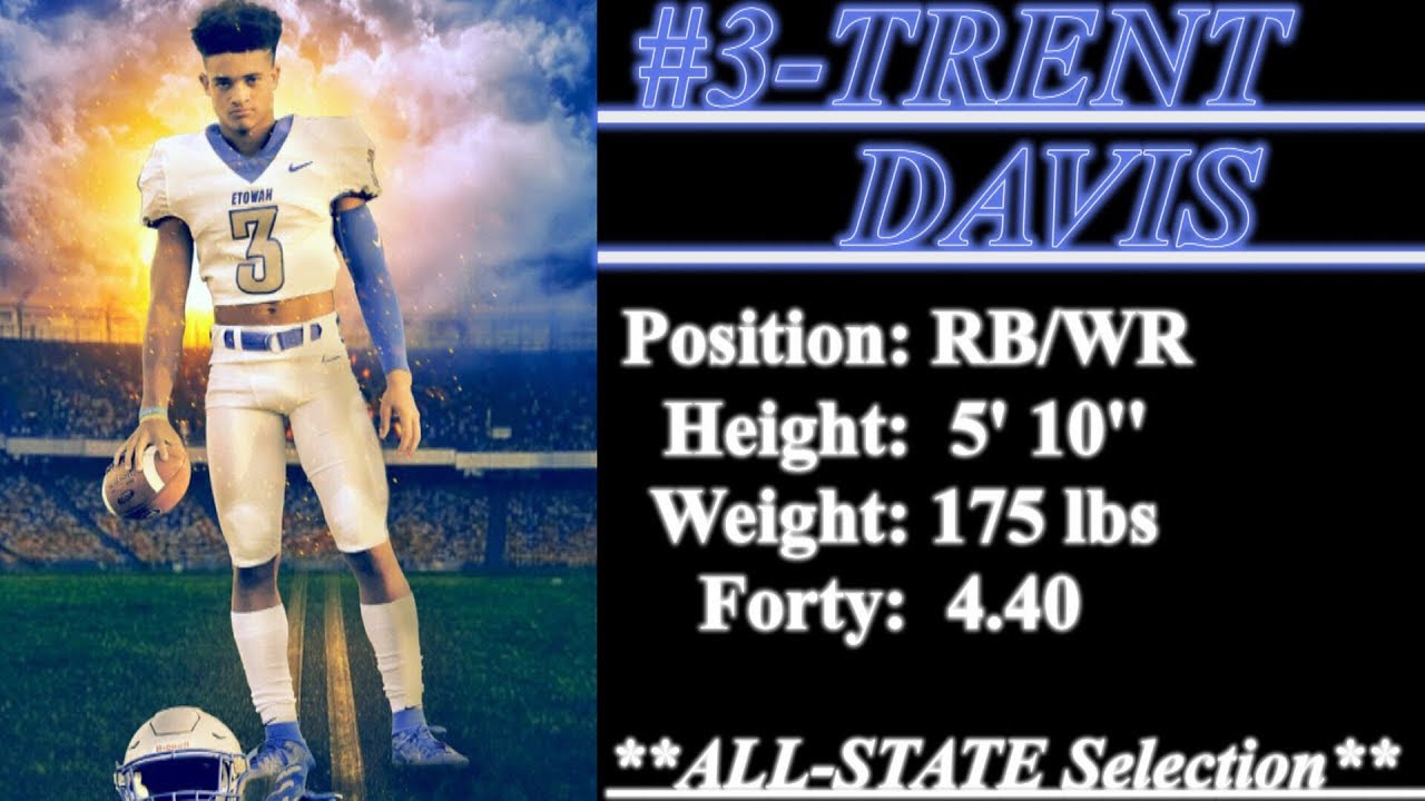 2021Street Light Recruiting JR FILM RB/WRTrent Davis (5' 10''175