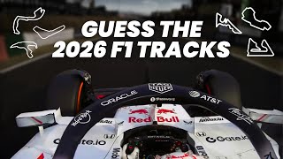 GUESS THE 2026 TRACKS FROM WHEEL MOVEMENTS | F1 2026 Quiz