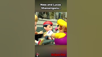 Super Smash Bros: Ness And Lucas Shenanigans... #shorts