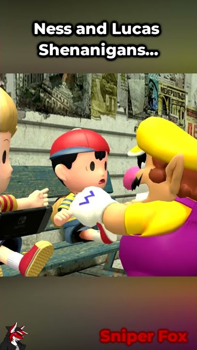 Super Smash Bros: Ness And Lucas Shenanigans... #shorts