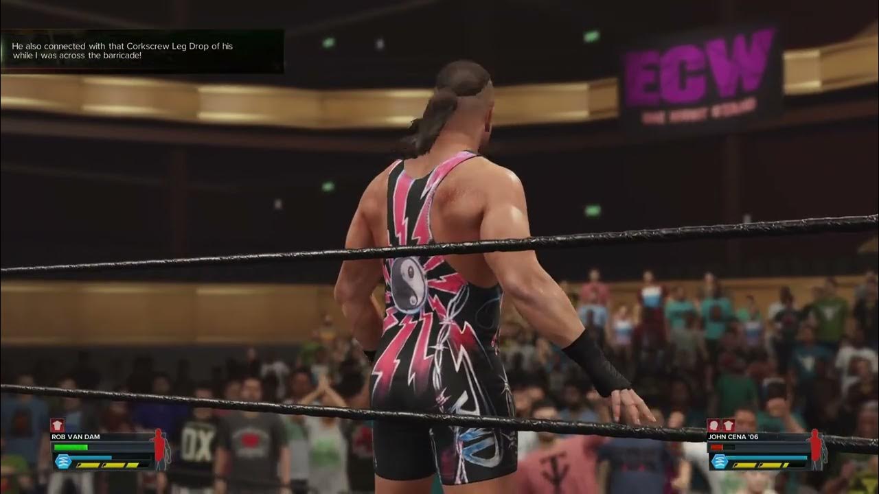 how to do the Corkscrew Leg drop WWE2k23 YouTube