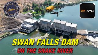 Skyrover X1 Scenic Drone Flight | Swan Falls Dam on the Snake River, Idaho 4K