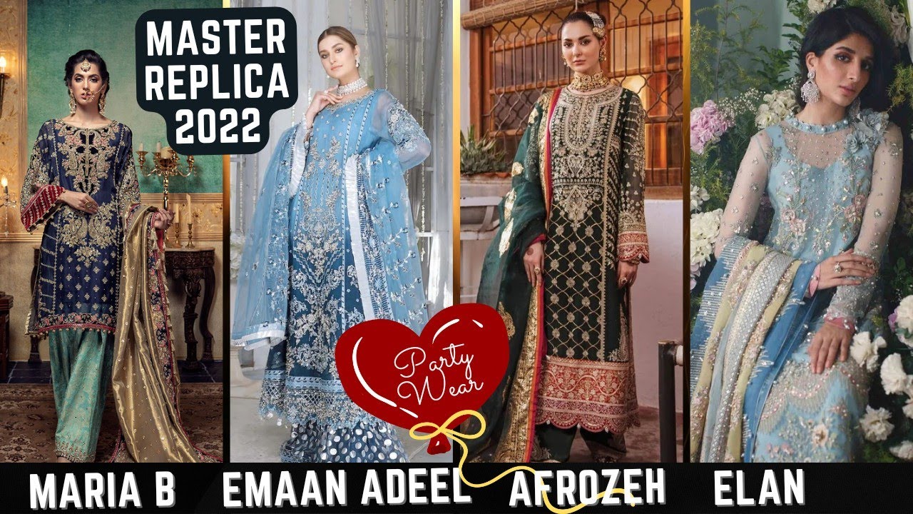 Top Brands 💕 Master Replica 2022 || Maria B || Emaan Adeel || Elan || Afrozeh