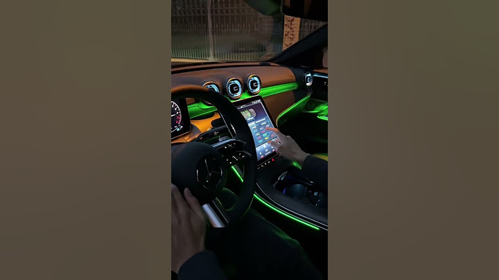 Mercedes Benz C Class 2024 Ambienlights