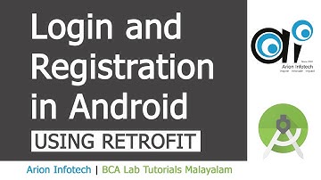 Android Login and Registration using Retrofit