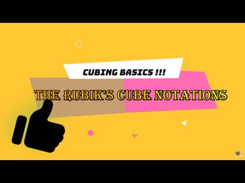 Como leer los algoritmos cubo de Rubik (notación)