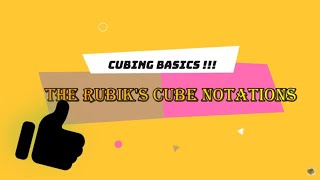 How to read Rubik's cube algorithms ( notation )