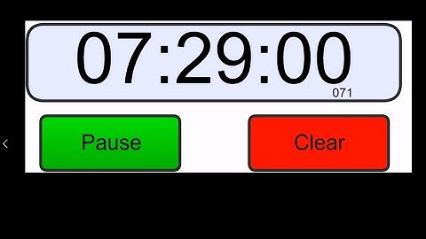 7 hour 29 minute countdown timer   450 minutes alarm