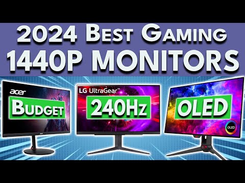 Best 1440p Gaming Monitor 2024 - Budget, 240Hz \u0026 OLED 1440p Gaming Monitors