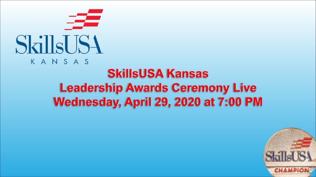 SkillsUSA Kansas Leadership Awards Live YouTube