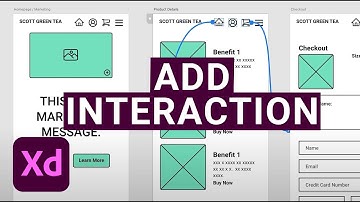 How to Add Interaction to Your Prototype in Adobe XD