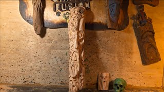 How to hide cracks in your Dremel driftwood carving.