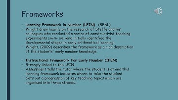 Numeracy Intervention programs