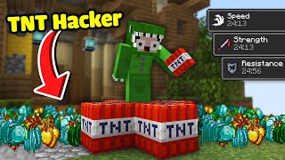 Minecraft Bedwars, Nhưng Bạn Sử Dụng TNT Hacker Nhận Ngẫu Nhiên Đồ Vip Và Hiệu Ứng Level 1000