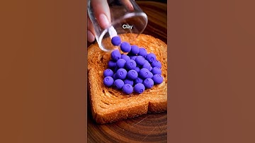 Spreading blueberries onto toast | AI ASMR Compilation #oddlysatisfying #pickone #asmrvideo #asmr