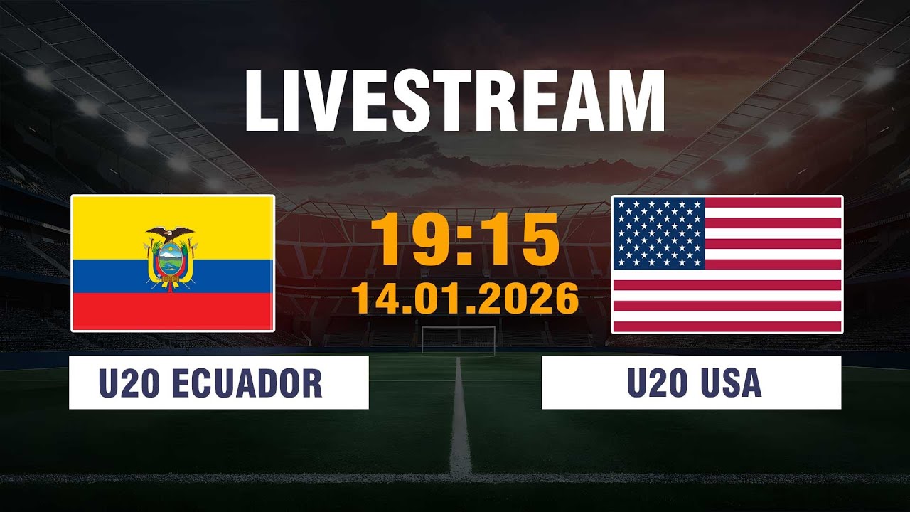 🔴 U20 Ecuador vs U20 USA | A Tense Match Where Speed and Physical Power Decide
