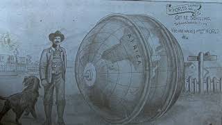 Rolling Globe Around World Record George M. Schilling