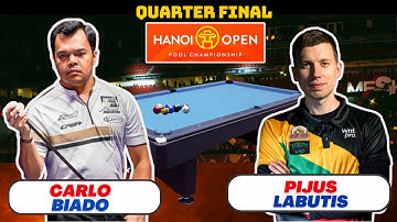 Epic Quarter Final Duel: Carlo Biado vs Pijus Labutis | Hanoi Open 9-Ball 2025