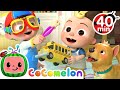 Wheels on the bus  more nursery rhymes  kids songs  cocomelon