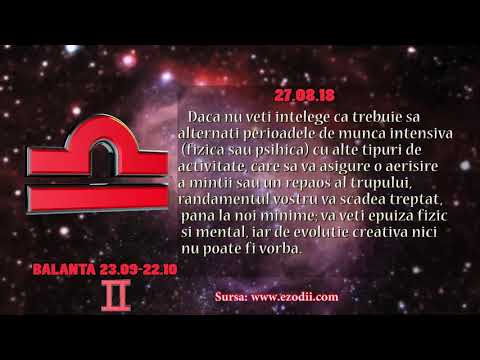 Video: Horoscop 27 August