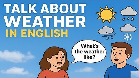 Talk About Weather in English | Easy Conversation Practice for Beginners | Simple English Listening