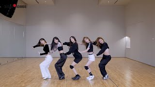LE SSERAFIM - 'ANTIFRAGILE' dance practice mirrored 50% slowed