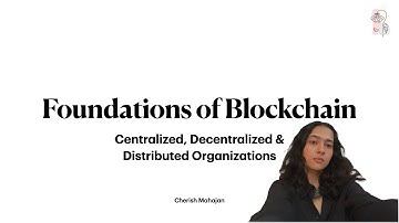 Blockchain-35 | Centralized, Distributed and Decentralized Organizations #blockchain