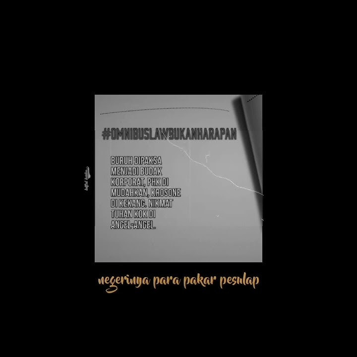 Story wa terbaru 2020 || Tony Q Rastafara - Republik Sulap || omnibus law || story wa 30 detik