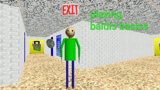 Playing Baldis Basics