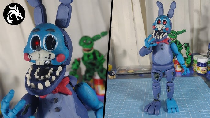 How to make IGNITED BONNIE (LED Eyes) ☆ TJOC:R ➤Polymer clay Tutorial Giovy  