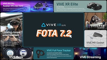 VIVE XR Elite - New Features and Updates - FOTA 7.2