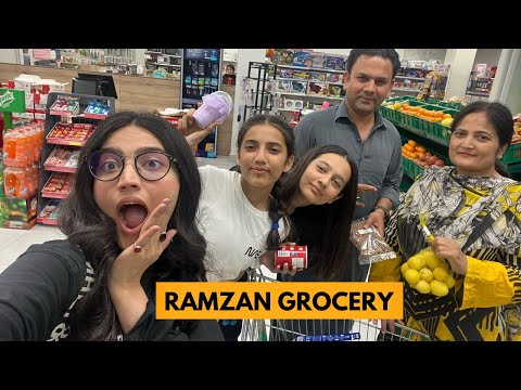 RAMZAN GROCERY | Rabia,Zainab & Papa ki farmaishy ?