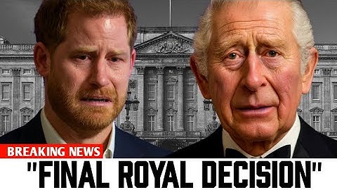 Prince Harry Left in tears After King Charles Shocking Decision