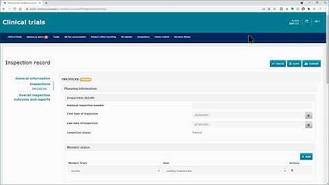 CTIS - M16 How to populate the Inspections section