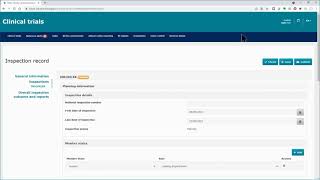 CTIS - M16 How to populate the Inspections section