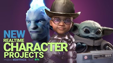 New Characters Animated with Unreal Engine - iPhone - Xsens! BEBYFACE EP 6