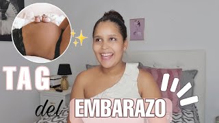 TAG EMBARAZO🤰🏽Cuanto tardé? Antojos y ascos🤢Miedo al parto😳Estrias...