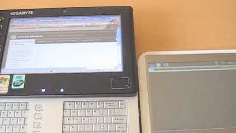 browsing experience eken m001 against UMPC Giga U60