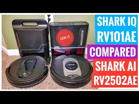 SHARK RV2502AE AI Compared Shark IQ RV101AE Robot Vacuum Which One Is The Best