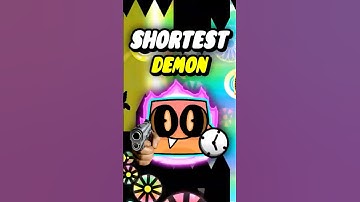Dit is de kleinste demon in Geometry Dash! #geometrydash