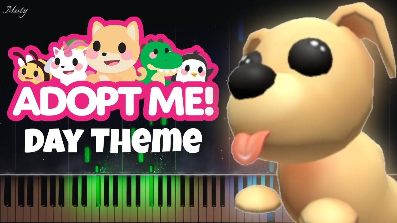 Adopt Me! - Day Theme (Piano Tutorial + Sheet Music)