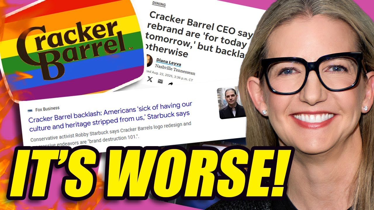 Cracker Barrel ‘Woke’ CEO DOUBLES DOWN as Stock Craters! | Clownfish TV