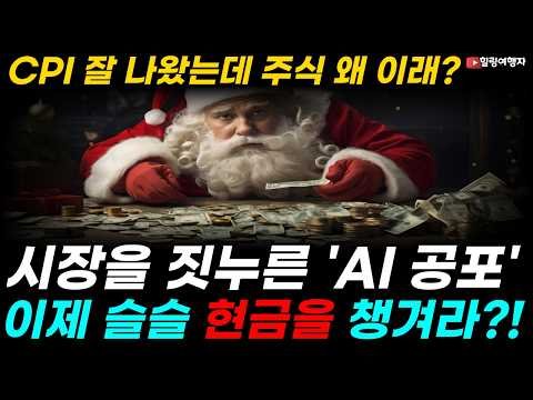 CPI 잘 나왔는데 증시는 왜 이래? 미국증시 시장을 짓누른 'AI 공포' 이제 슬슬 현금을 챙겨라?! 안 좋은 분위기에도 폭등한 무적의 업종은?