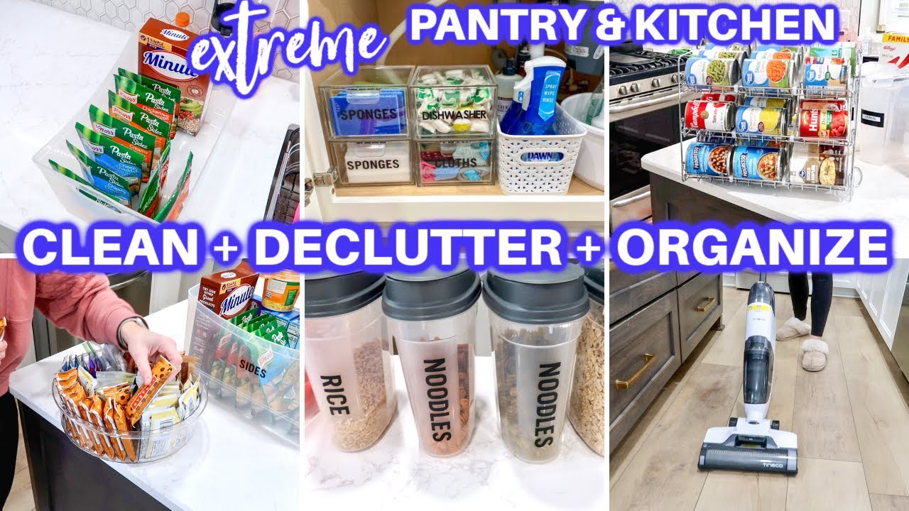 MASSIVE CLEAN WITH ME DECLUTTER ORGANIZE |SPEED CLEANING MOTIVATION ...